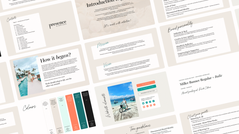 Visual Identity Design Blueprint | Step-by-Step DIY Brandbook